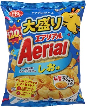 ヤマザキビスケット　エアリアル　ドイツ産岩塩アルペンザルツ使用　しお味（大盛り）